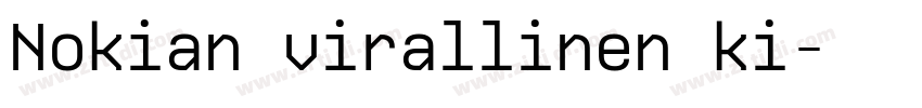 Nokian virallinen ki字体转换